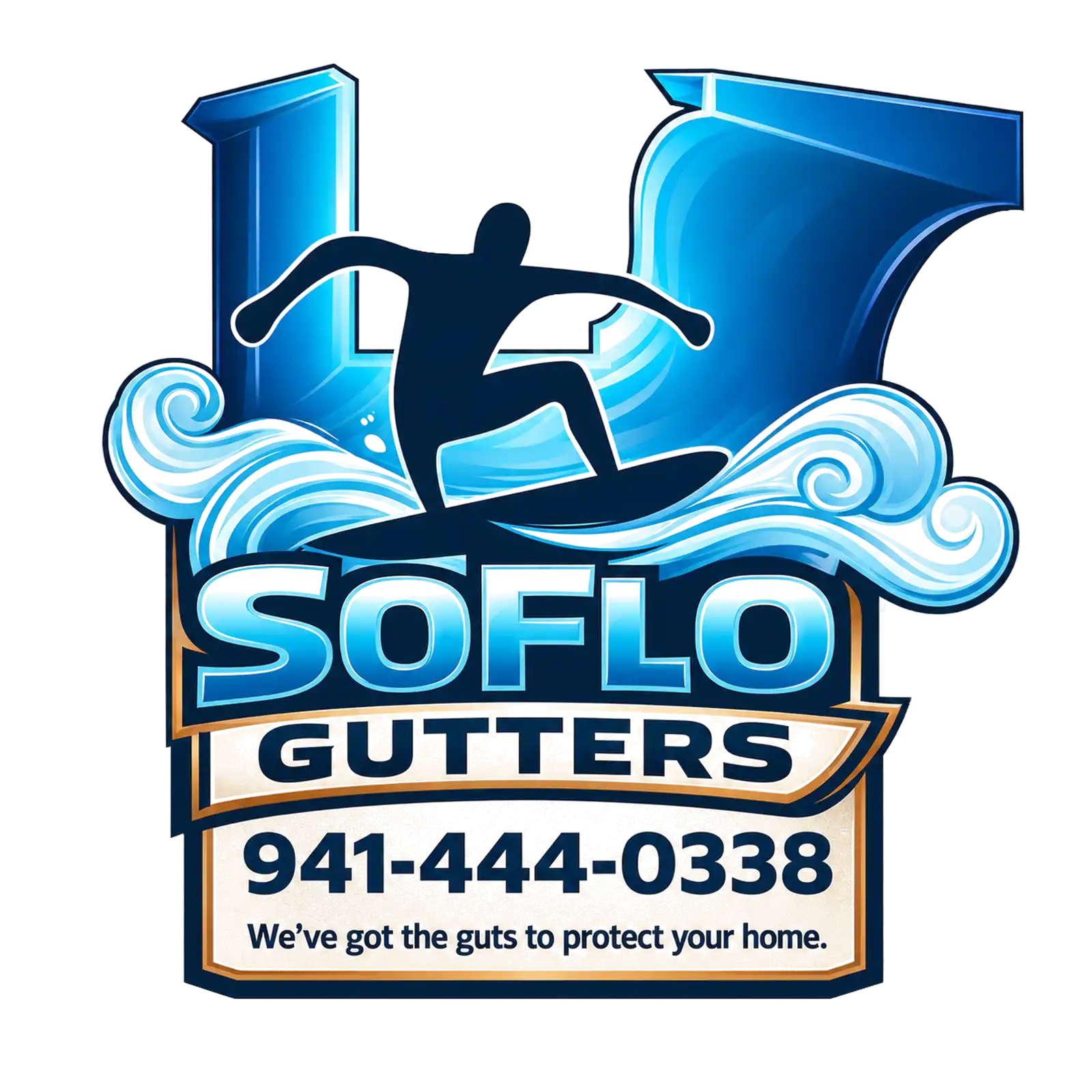 SoFlo Gutters logo